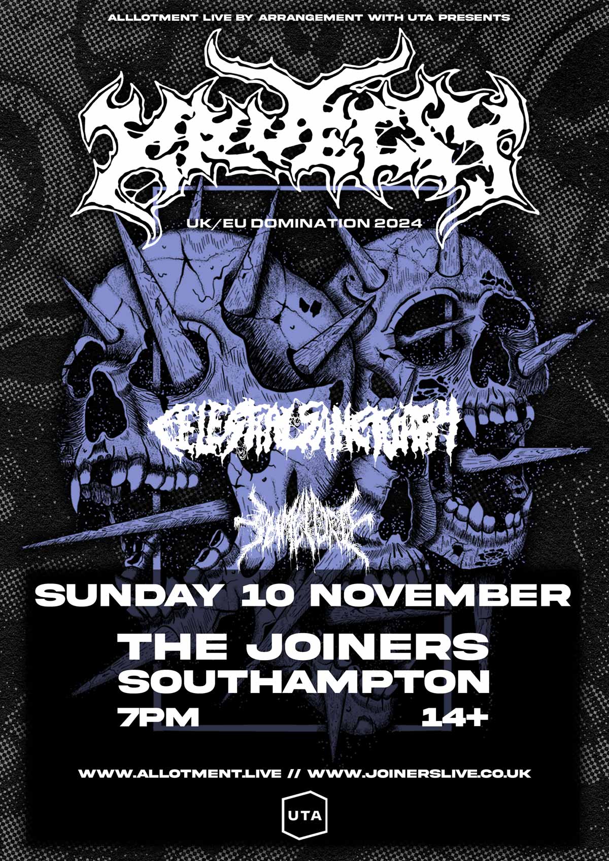  Event - Kruelty – The Joiners, Southampton Sun, 10 Nov 2024