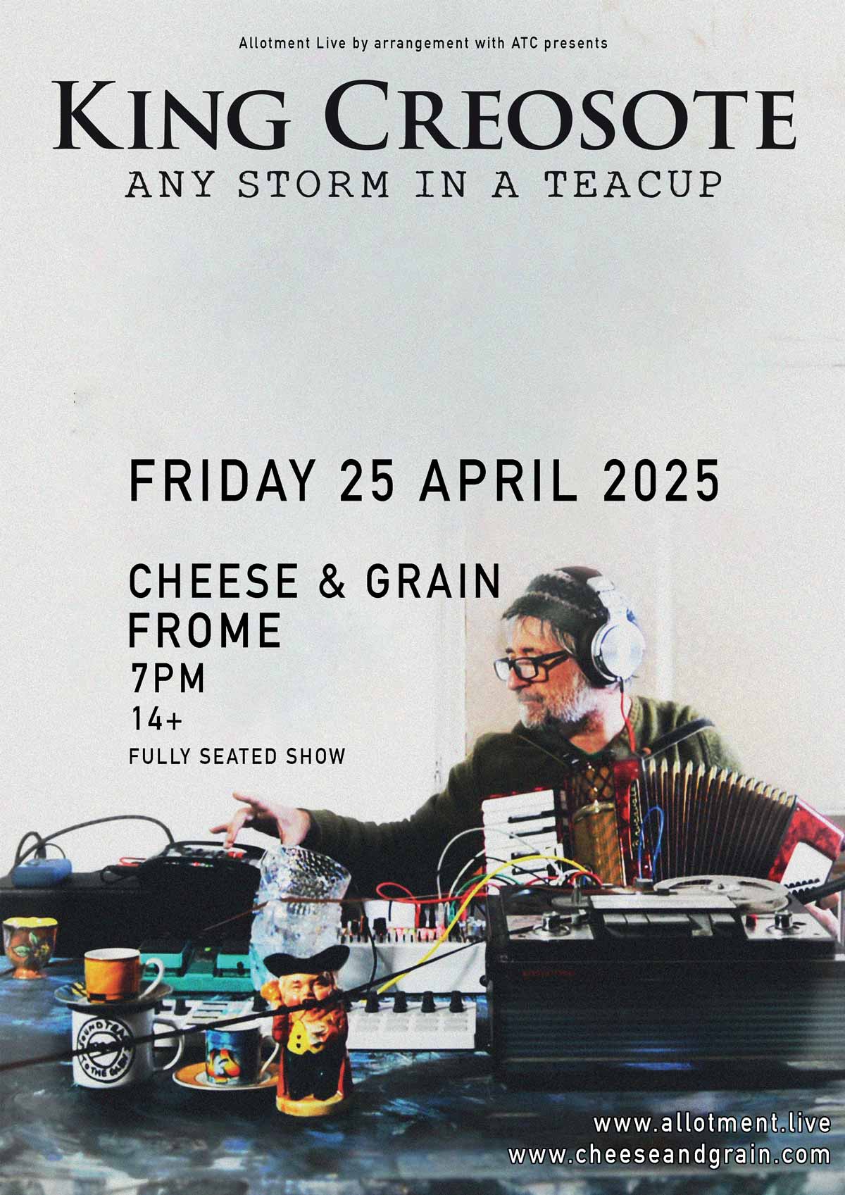  Event - King Creosote – Cheese & Grain, Frome Fri, 25 Apr 2025