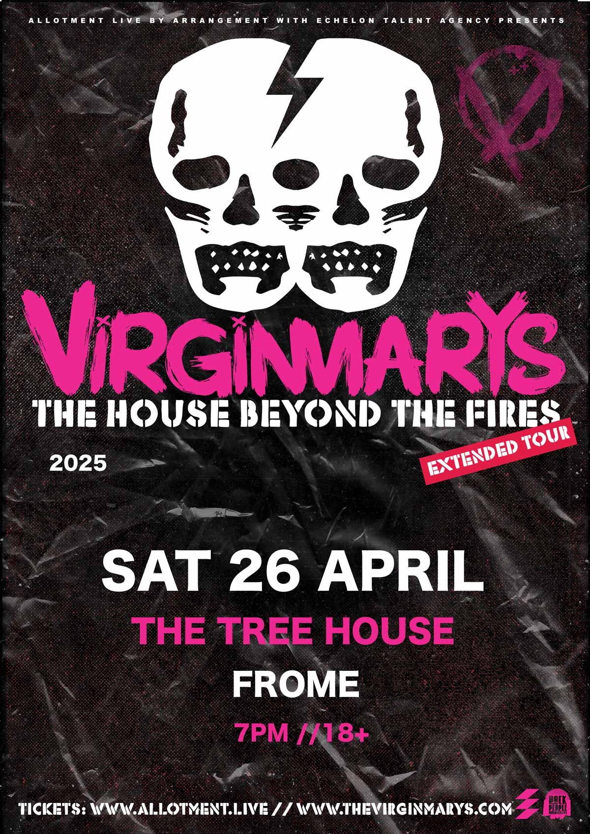  Event - The Virginmarys – The Tree House, Frome Sat, 26 Apr 2025